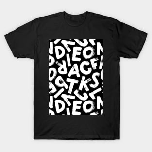 ABC Alphabets Pattern T-Shirt